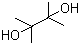 structure of CAS# 76-09-5, Pinacol;2,3-Dimethyl-2,3-butanediol; 2,3-Dimethylbutane-2,3-diol; Tetramethylethylene glycol