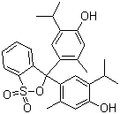 Thymol Blue molecular structure (CAS 76-61-9)