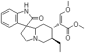 钩藤碱分子结构 (CAS 76-66-4)
