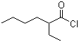 2-Ethylhexanoyl chloride molecular structure (CAS 760-67-8)