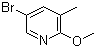 structure of CAS# 760207-87-2, 5-Bromo-2-methoxy-3-methylpyridine