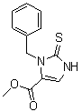 2,3-二氢-3-苄基-2-硫代-1H-咪唑-4-羧酸甲酯分子结构 (CAS 76075-15-5)
