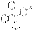 4-(三苯乙烯基)苯酚分子结构 (CAS 76115-06-5)