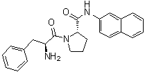 structure of CAS# 76122-99-1, L-Phenylalanyl-N-2-naphthalenyl-L-prolinamide