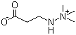 structure of CAS# 76144-81-5, Mildronate;3-(2,2,2-Trimethylhydrazine)propionate; 2-(2-Carboxyethyl)-1,1,1-trimethylhydrazinium hydroxide inner salt