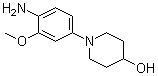 1-[4-氨基-3-(甲氧基)苯基]-4-哌啶醇分子结构 (CAS 761440-87-3)