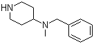 结构式 CAS# 76167-62-9, 4-(N-甲基-N-苄基)氨基哌啶
