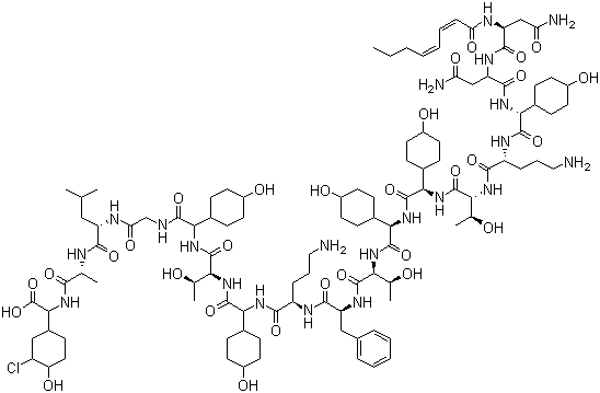 Ramoplanin molecular structure (CAS 76168-82-6)