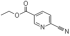 structure of CAS# 76196-79-7, 6-Cyanonicotinic acid ethyl ester;6-Cyano-3-pyridinecarboxylic acid ethyl ester