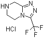 结构式 CAS# 762240-92-6, 3-(三氟甲基)-5,6,7,8-四氢-[1,2,4]三唑并[4,3-a]吡嗪盐酸盐