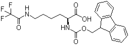 Fmoc-N-epsilon-trifluoroacetyl-L-lysine molecular structure (CAS 76265-69-5)