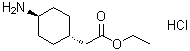 结构式 CAS# 76308-26-4, 反式-4-氨基环己烷乙酸乙酯盐酸盐