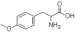 structure of CAS# 7635-29-2, O-Methyl-DL-tyrosine;4-Methoxyphenylalanine; DL-4-Methoxyphenylalanine; DL-o-Methyltyrosine; NSC 10113