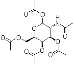 D-半乳糖胺五乙酸酯分子结构 (CAS 76375-60-5)