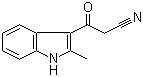 3-(2-Methyl-1H-indol-3-yl)-3-oxopropanenitrile molecular structure (CAS 76397-72-3)