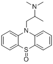 structure of CAS# 7640-51-9, Promethazine sulfoxide;N,N-dimethyl-1-(5-oxophenothiazin-10-yl)propan-2-amine
