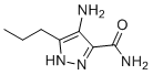 structure of CAS# 76424-56-1, Sildenafil Impurity 61;4-Amino-5-propyl-1H-pyrazole-3-carboxamide