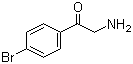 2-Amino-4'-bromoacetophenone molecular structure (CAS 7644-04-4)