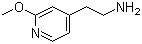 structure of CAS# 764708-27-2, 2-Methoxy-4-pyridineethanamine