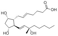 反式-卡前列素分子结构 (CAS 76498-29-8)