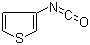 structure of CAS# 76536-95-3, 3-Thienyl isocyanate