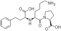 赖诺普利分子结构 (CAS 76547-98-3)