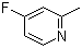 4-Fluoro-2-methylpyridine molecular structure (CAS 766-16-5)