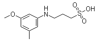 3-[(3-Methoxy-5-methylphenyl)amino]-1-propanesulfonic acid molecular structure (CAS 766502-50-5)