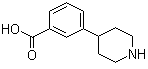 3-(4-哌啶基)苯甲酸分子结构 (CAS 766508-67-2)