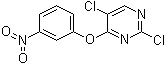 2,5-Dichloro-4-(3-nitrophenoxy)pyrimidine molecular structure (CAS 76661-24-0)