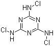 结构式 CAS# 7673-09-8, 三氯三聚氰胺