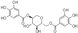 结构式 CAS# 76746-56-0, 茶条槭素 A