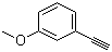3-乙炔基苯甲醚分子结构 (CAS 768-70-7)