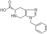 (S)-4,5,6,7-Tetrahydro-3-phenylmethyl-3H-imidazo[4,5-c]pyridine-6-carboxylic acid molecular structure (CAS 768322-42-5)