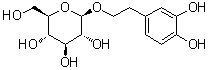 3,4-二羟基苯乙基葡糖苷分子结构 (CAS 76873-99-9)