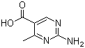 2-Amino-4-methylpyrimidine-5-carboxylic acid molecular structure (CAS 769-51-7)