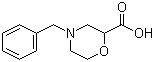 4-Benzylmorpholine-2-carboxylic acid molecular structure (CAS 769087-80-1)