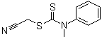 N-Methyl-N-phenyl-carbamodithioic acid cyanomethyl ester molecular structure (CAS 76926-16-4)