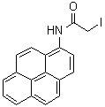 structure of CAS# 76936-87-3, N-(1-Pyrenyl)iodoacetamide