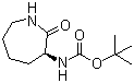[(3S)-Hexahydro-2-oxo-1H-azepin-3-yl]carbamic acid tert-butyl ester molecular structure (CAS 76944-95-1)