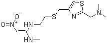 尼扎替丁分子结构 (CAS 76963-41-2)