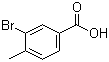 结构式 CAS# 7697-26-9, 3-溴-4-甲基苯甲酸