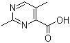 2,5-二甲基-4-嘧啶羧酸分子结构 (CAS 769872-28-8)