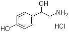 结构式 CAS# 770-05-8, 章胺盐酸盐; 1-(4-羟基苯基)-2-氨基乙醇盐酸盐