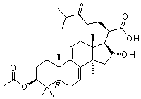 9-去氢茯灵酸分子结构 (CAS 77012-31-8)