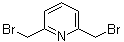 structure of CAS# 7703-74-4, 2,6-Bis(bromomethyl)pyridine;2,6-Di(bromomethyl)pyridine; alpha,alpha'-Dibromo-2,6-lutidine