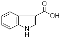 结构式 CAS# 771-50-6, 3-吲哚甲酸