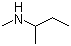 结构式 CAS# 7713-69-1, N-甲基-2-丁胺