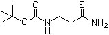 结构式 CAS# 77152-97-7, 3-氨基-3-巯基丙基氨基甲酸叔丁酯