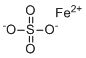 Ferrous sulfate molecular structure (CAS 7720-78-7)